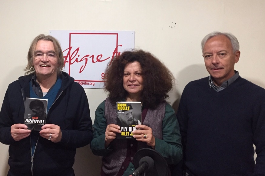 La vie est un roman # 5 novembre 2019 # Mariel Primois & Douglas Beer nous parlent de deux livres, l'un sur Juan Branco, l'autre de Maxime Nicolle et d'un film, "L'instant infini"