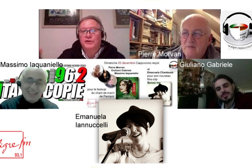Cappuccino # 20 décembre 2020 - invités Pierre Morvan, Giuliano Gabriele, Massimo Iquaniello, Emanuela Iannuccelli