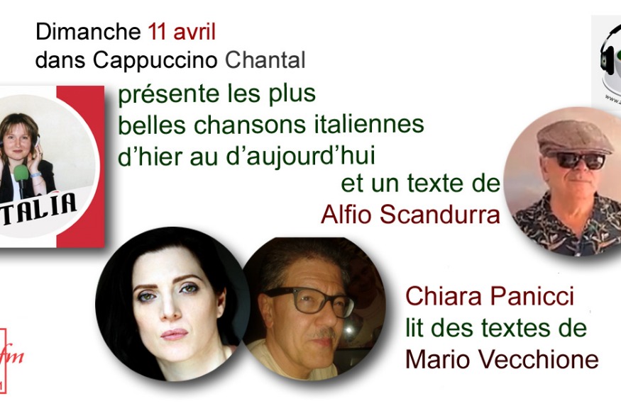 Cappuccino # 11 avril 2021 - Chiara Panicci, Mario Vecchione et Alfio Scandurra