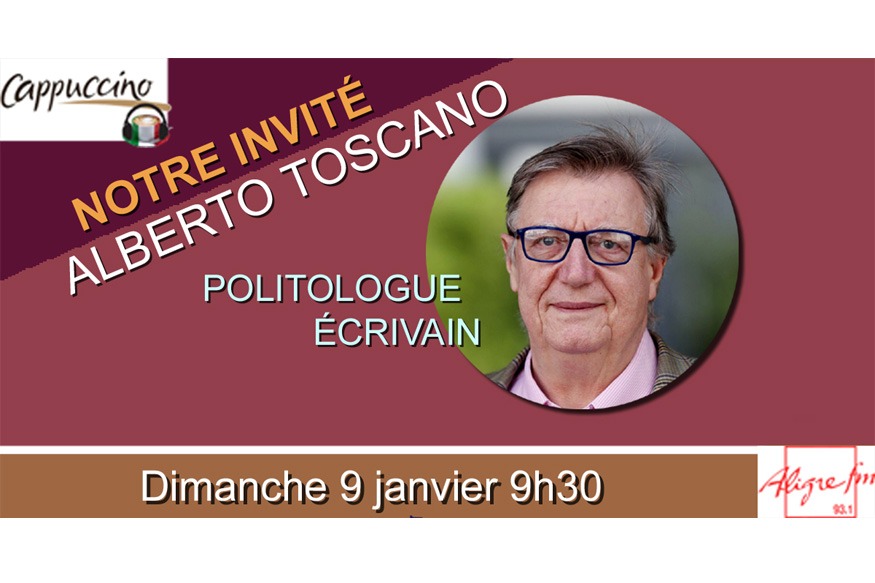 Cappuccino #  09 janvier 2022 - invité : Alberto Toscano