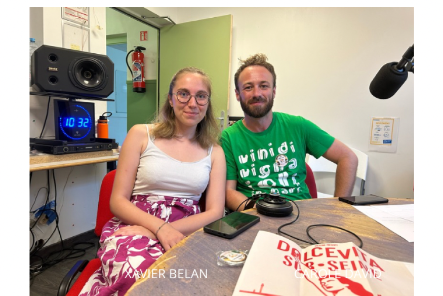 CAPPUCINO # 22 juin 2025 - invités Adrien Besse et Charlotte Le Roux de la troupe Imboscata