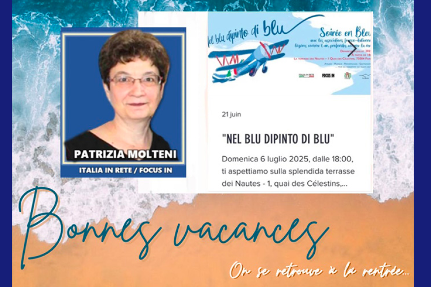 Cappuccino # 6 juillet 2025 - invitée Patrizia Molteni de Focus-in et Italia in rete