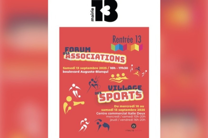 L'étincelle dans la ville # 6 octobre 2025 - Au forum des associations de la mairie du 13ème arrondissement de Paris