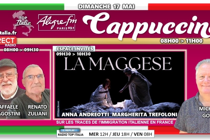 Cappuccino # 17 mai 2026 - invitées Anna Andreotti et Margherita Trefoloni de la Cie La Maggese